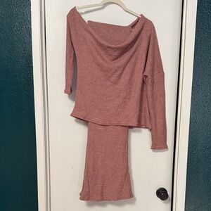 Fashion Nova Ribbed Lounge Set